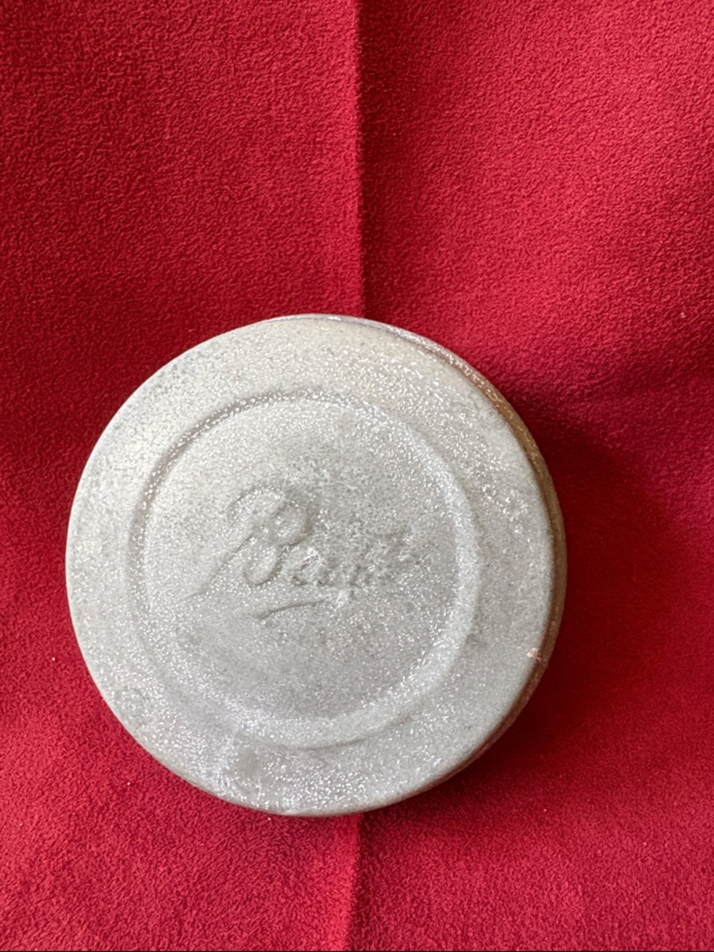 Vintage Zinc Ball Canning Jar lid